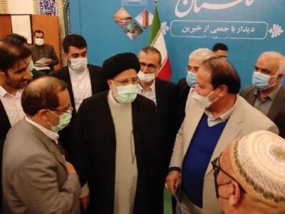 دیدار جناب آقای رئیسی ریاست محترم جمهور باخیرین استان
