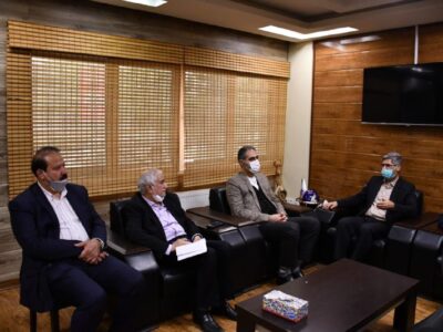 دیدار صمیمانه نودهی مدیر کل تامین اجتماعی استان گلستان با مهندس چوپانی رئیس اتاق بازرگانی ، صنایع ، معادن و کشاورزی گرگان