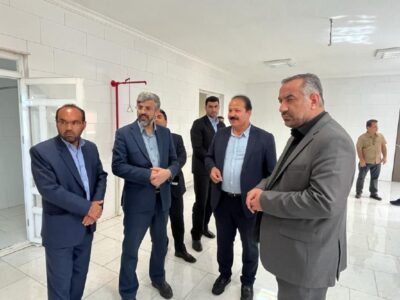 بازدید آسیابی رئیس دادگستری استان گلستان با اسپانلو دادستان کل و رئیس دادگستری شهرستان کردکوی و هیات همراه از کارخانه بهاران پیمان در شهرک صنعتی کردکوی با محوریت مشکلات شهرک صنعتی و موانع تولید