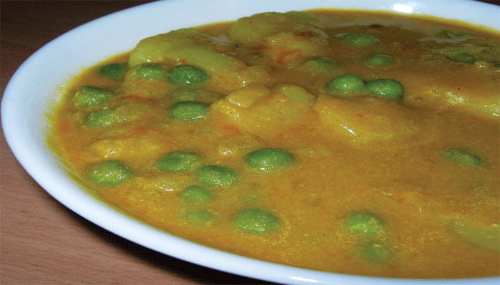 آموزش سوپ هندی نخود فرنگی و سیب زمینی