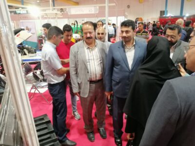 آئین افتتاح هجدهمین نمایشگاه تخصصی ماشین های کشاورزی و ادوات ، تجهیزات ، آبیاری و صنایع وابسته استان گلستان با حضور  یوسفی رئیس کمیسیون کشاورزی اتاق بازرگانی گرگان و عابدی رئیس اتاق مشترک ایران و قزاقستان