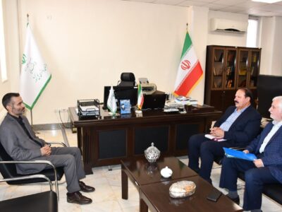 دیدار رئیس و نایب رئیس اتاق بازرگانی، صنایع، معادن و کشاورزی گرگان با آقاعلیخانی مدیرکل سازمان بازرسی استان گلستان