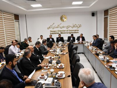 نهمین جلسه کارگروه تسهیل و رفع موانع تولید استان گلستان