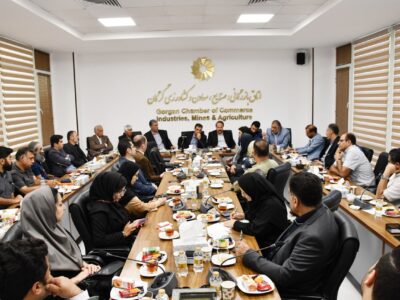 نخستین جلسه کمیسون احداث و خدمات فنی - مهندسی اتاق بازرگانی گرگان در سال 1403
